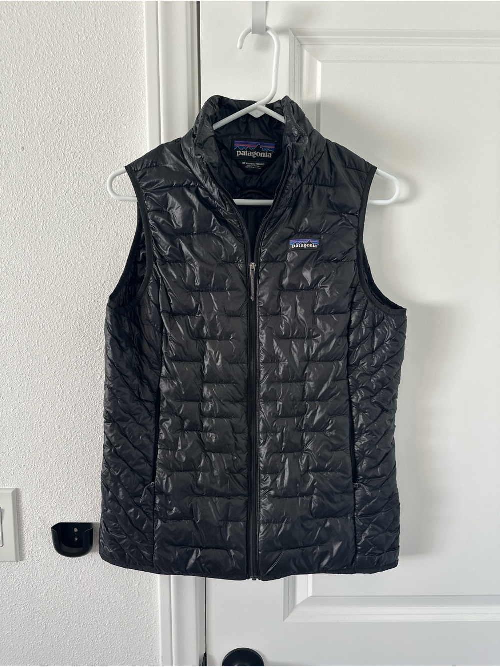Patagonia Full-zip Ultralight Insulated Micro Puff Vest Women’s Medium Black